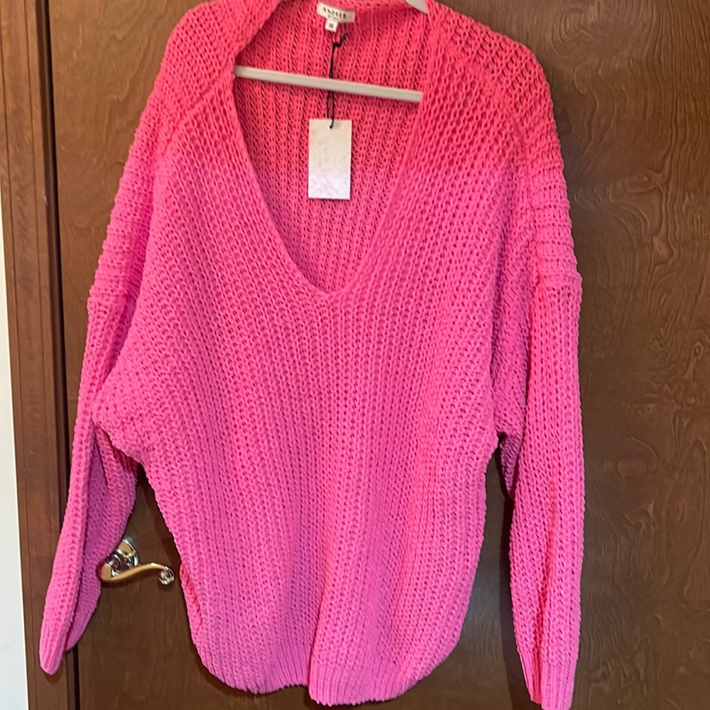 Brand New Plus Size (3X) Neon Pink sweater.